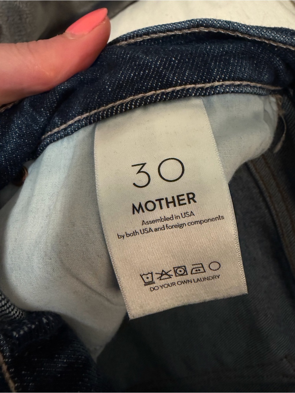 Mother Midrise Smokin Double Heel Jeans - Picture 5 of 5